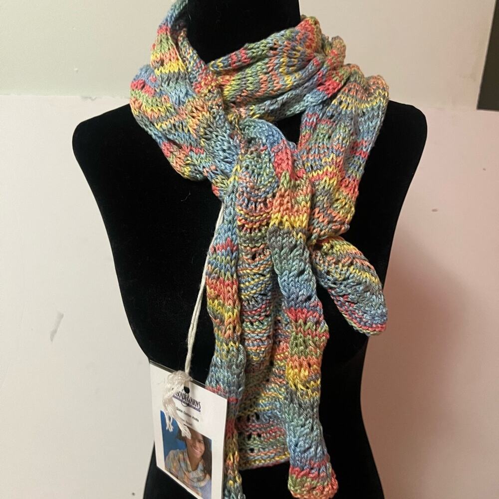 CASCADE YARNS 60 QUICK COTTON KNITS MOTION SCARF‎
